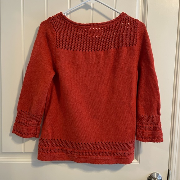 Field Flower Women’s Orange Sweater - Picture 2 of 7